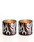 Ljuslyktor Twin Zebra 2-pack